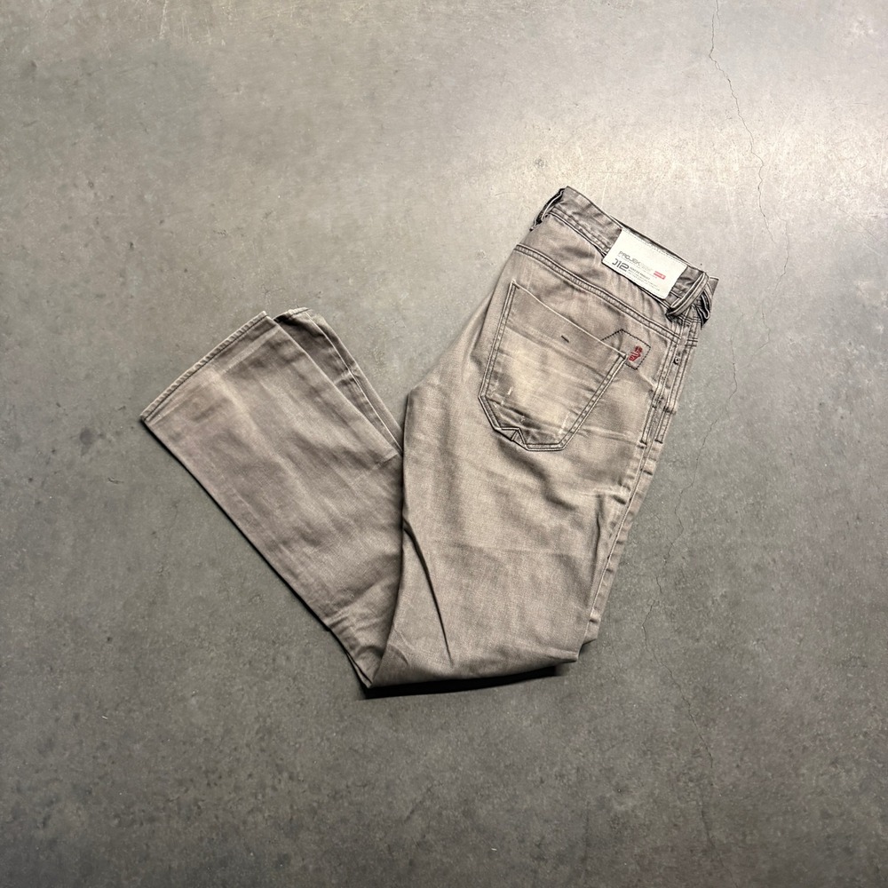 Projek Raw J12 Mens Grey Straight Leg Denim Jeans Size 32
